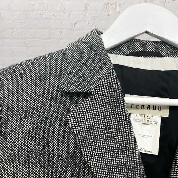 Louis Feraud 80s Vintage Virgin Wool Blazer 14/XL - Picture 5 of 16
